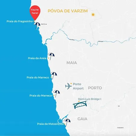 아파트 Povoa Sunset Views *